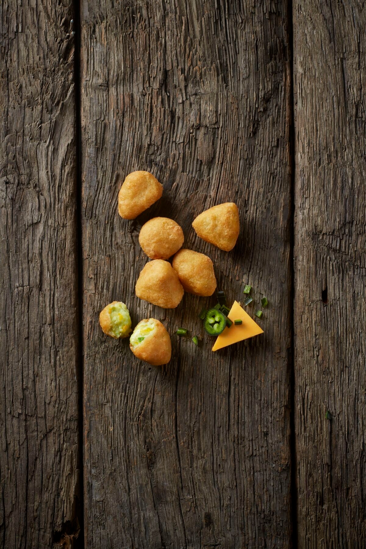 chilli cheddar cheese nuggets